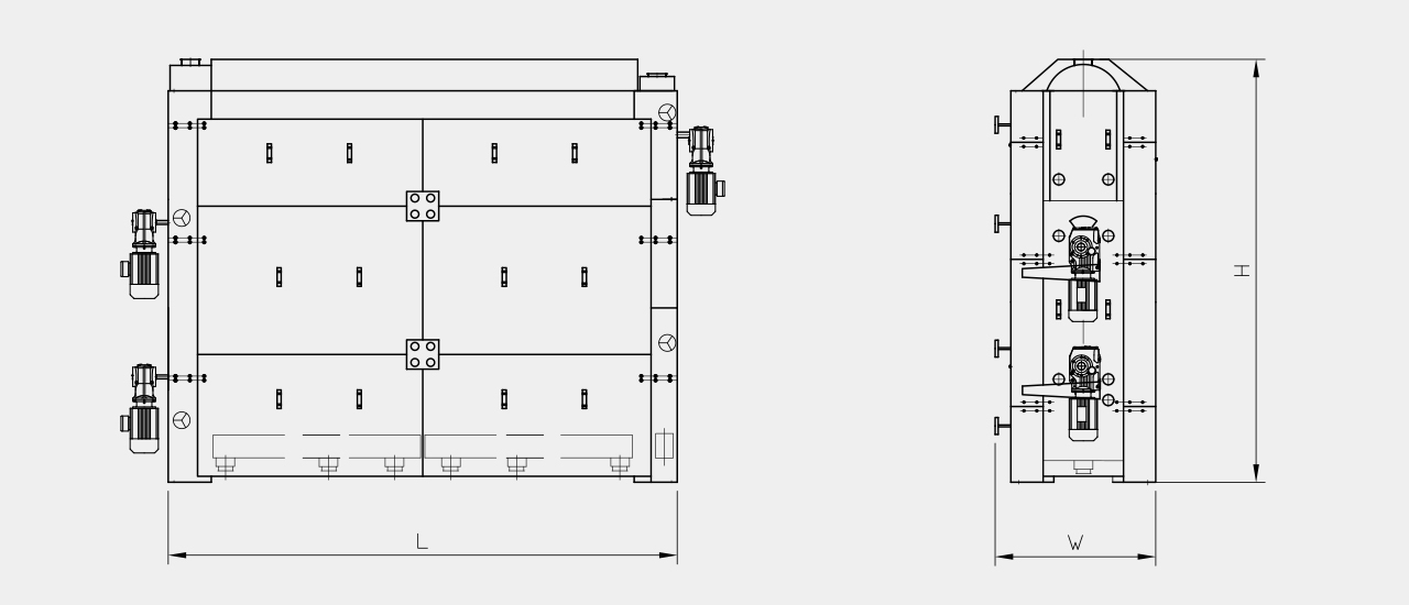 Indented Cylinder Separator drawing